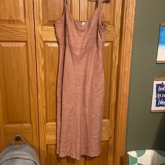chinese dress ladies Emma Shirt Dress - Linen